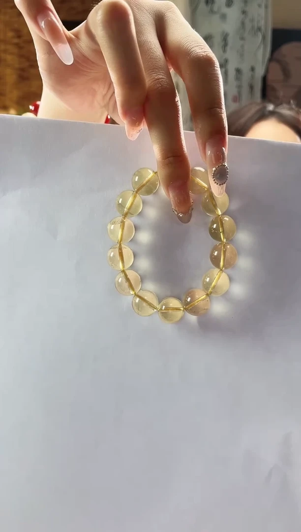 未镶嵌手链水晶巴西黄