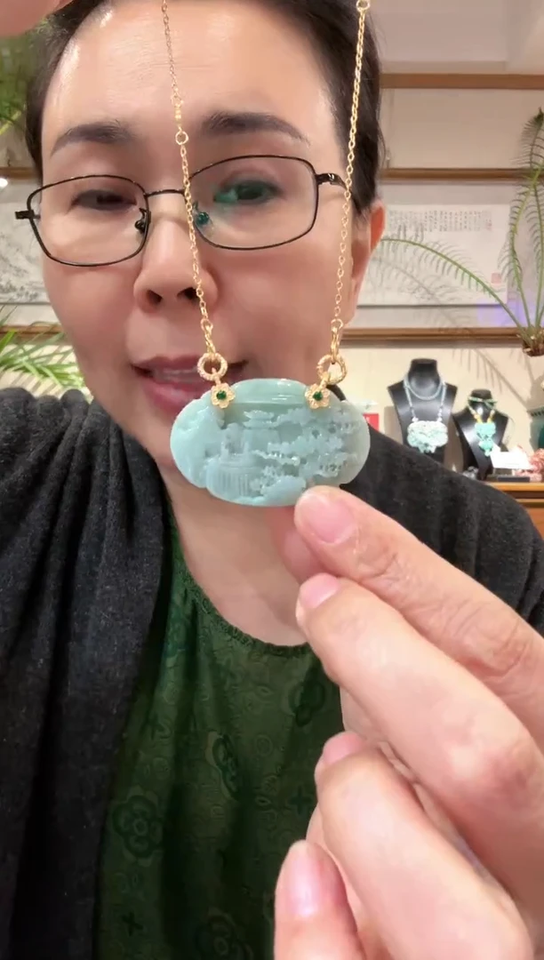 【闪购商品】翡翠颈饰未镶嵌国风