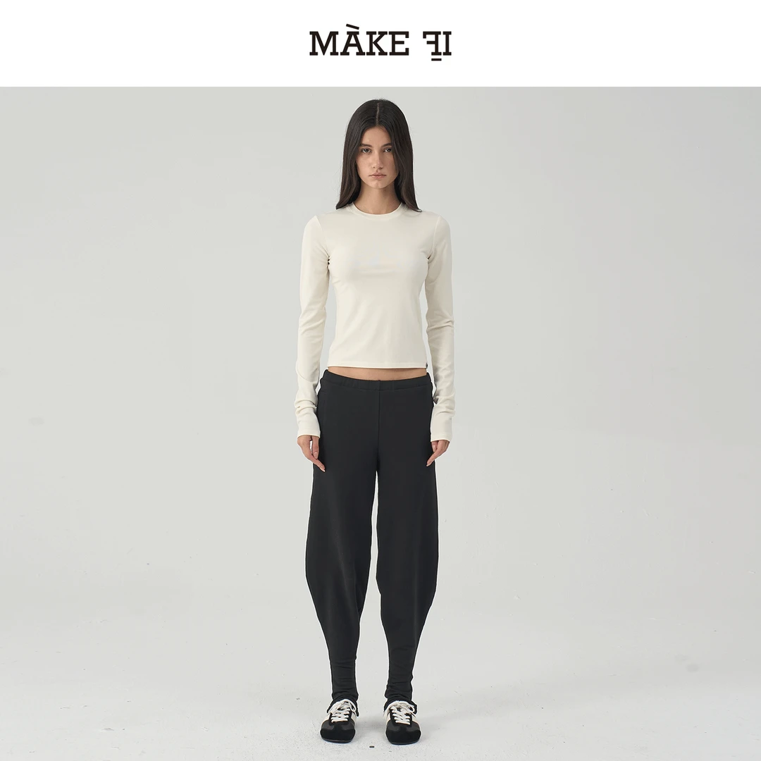 MAKE IF 设计师品牌基础打底长袖T 091
