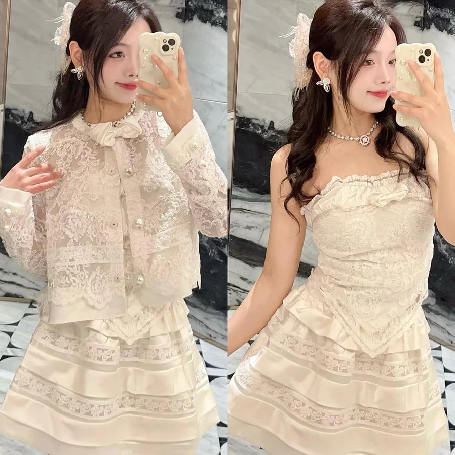 姐魅定制 《LFM法式蕾丝》重工法式蕾丝小上衣系列