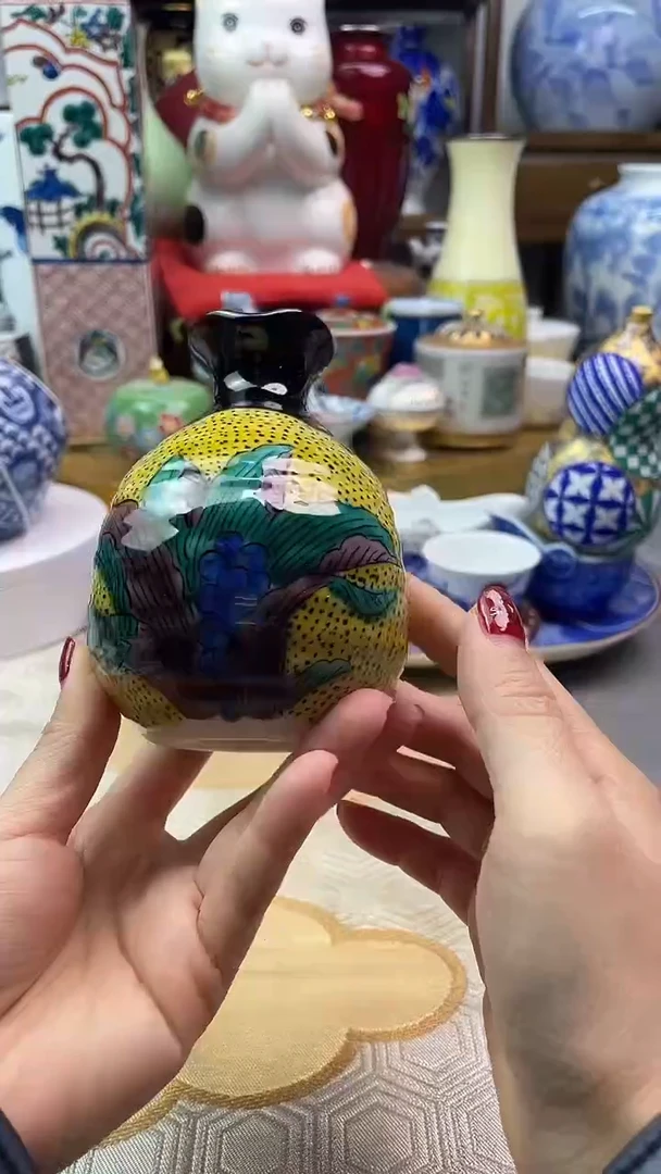 【闪购商品】盘九谷瓶一一一一