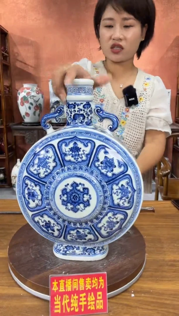 吴义松陶盟手绘陶瓷编码：0031