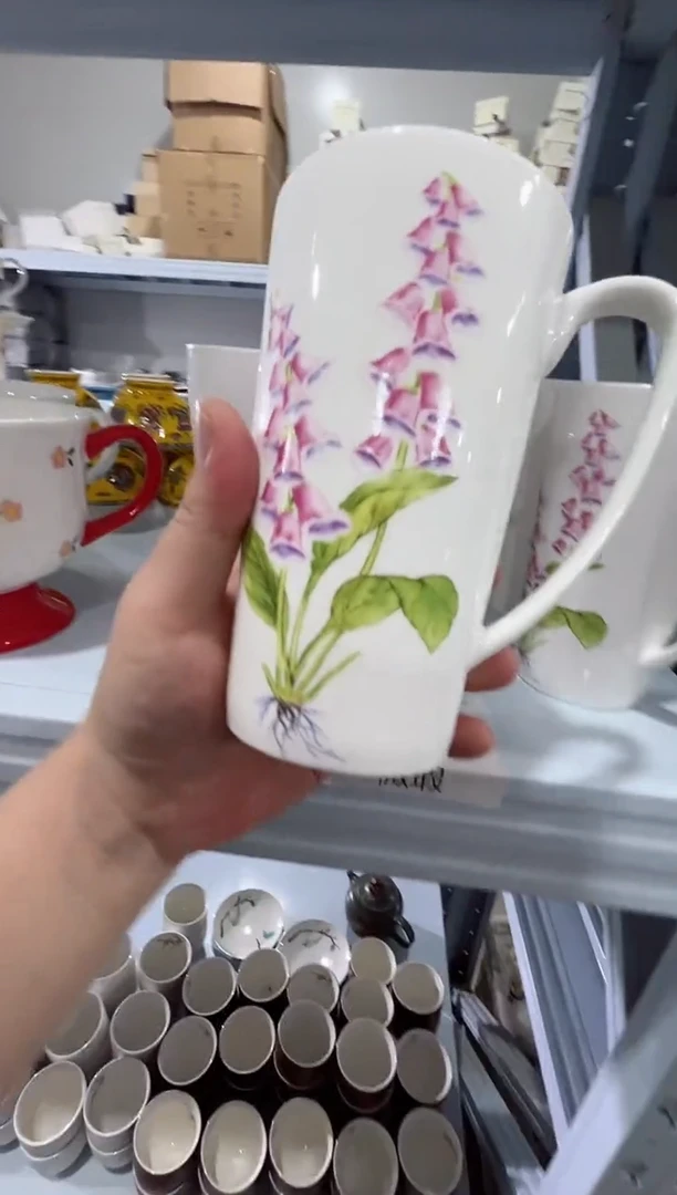 瓷片日用陶瓷（简装）水杯1个