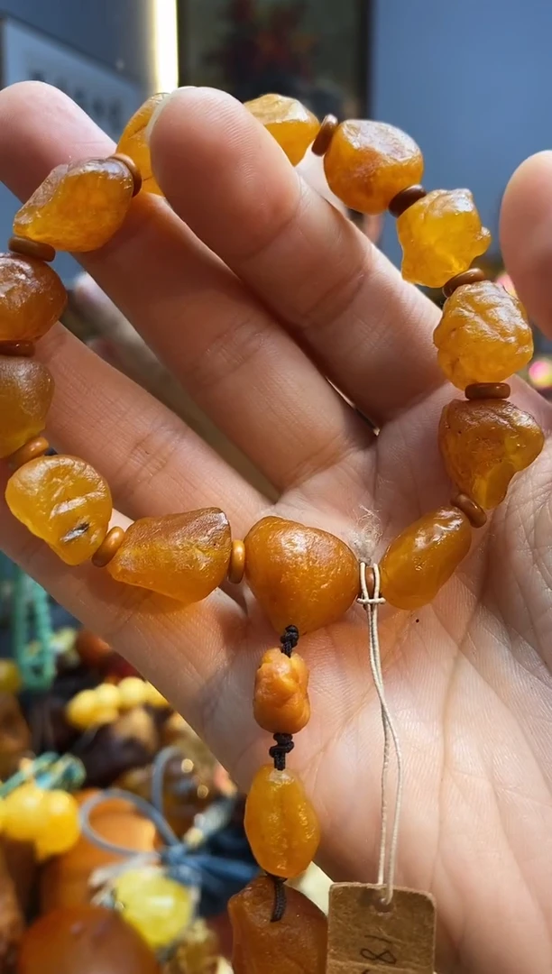 手串琥珀未镶嵌手串