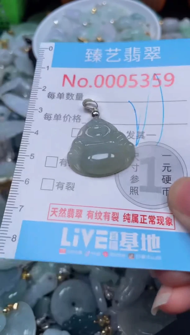 颈饰未镶嵌翡翠5359