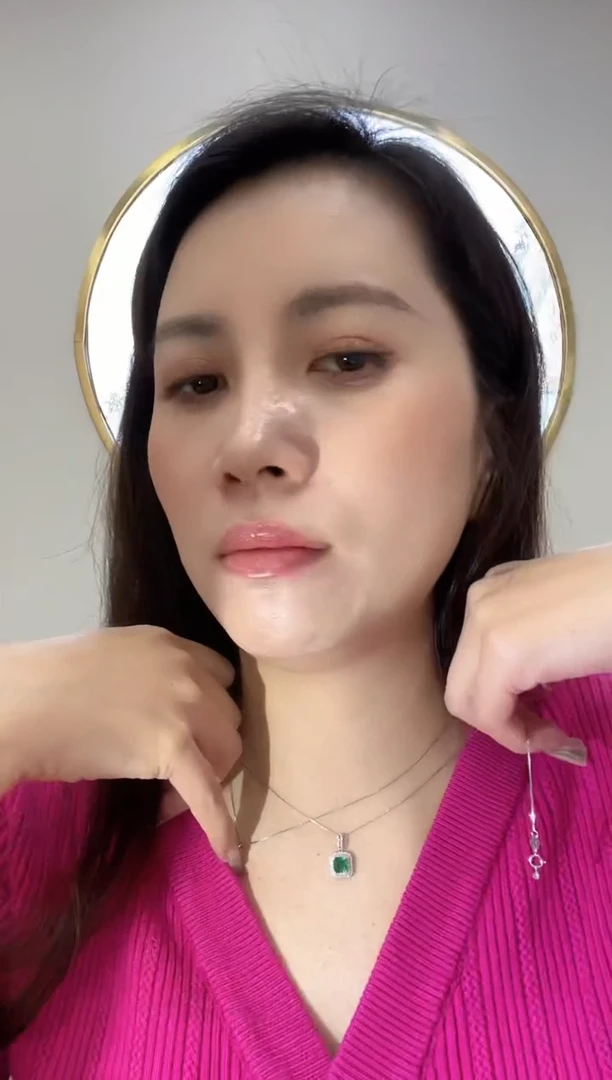 18K金镶嵌吊坠（不含链）祖母绿祖母绿吊坠  YJS