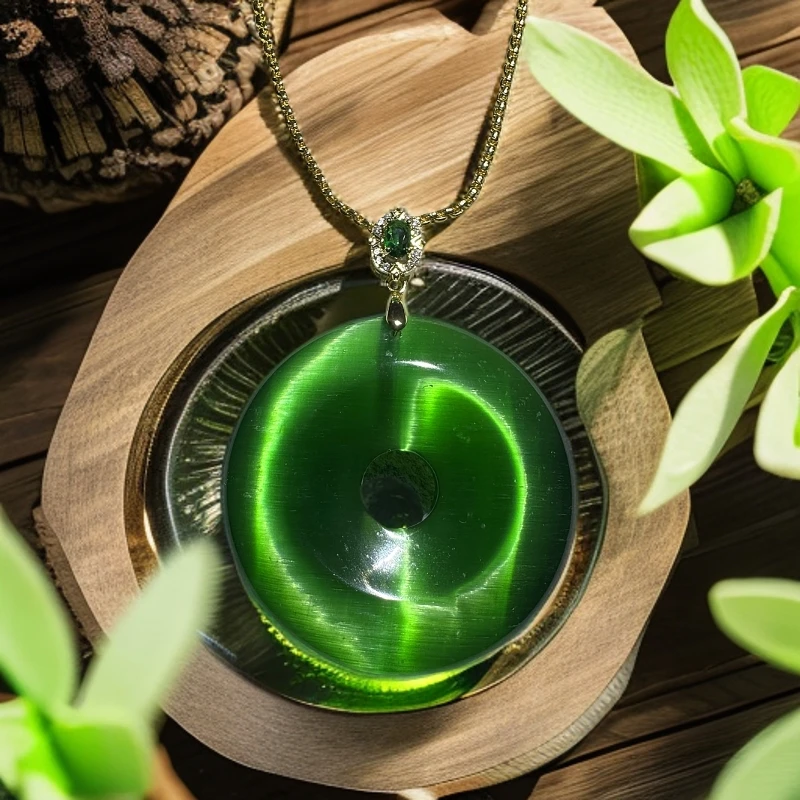 SK150精美绿色平安扣多样性发一