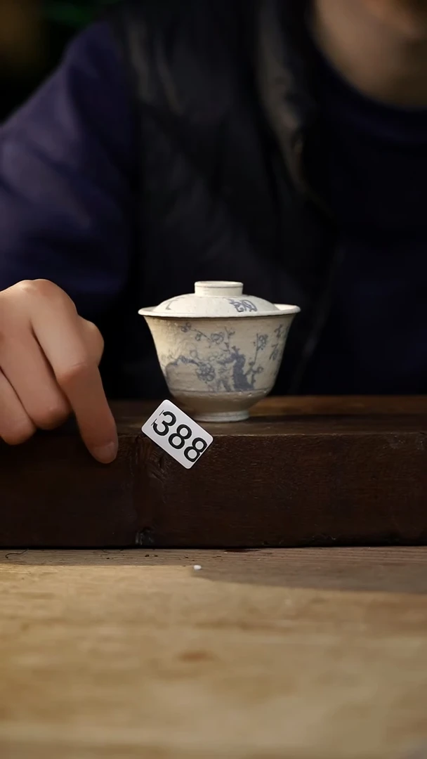 瓷片设计师手作！！！落单设计师福利！！盖碗