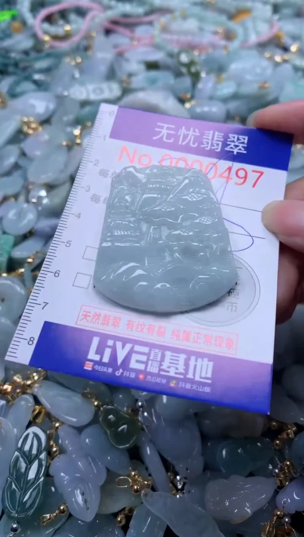 翡翠未镶嵌吊坠(不含链)497