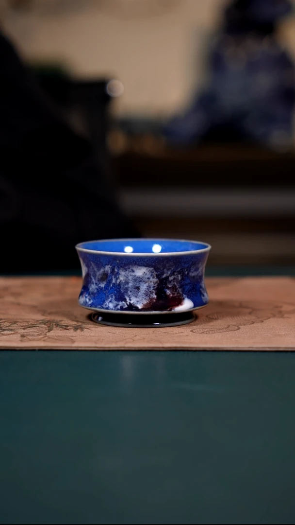 神垕钧瓷茶器摆件