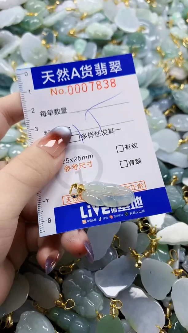 颈饰未镶嵌翡翠天然A货翡翠