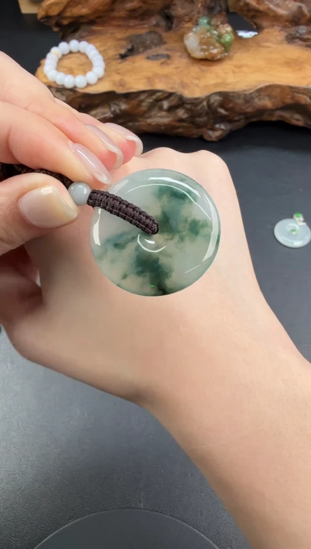 吊坠(不含链)未镶嵌翡翠翡翠饰品-80