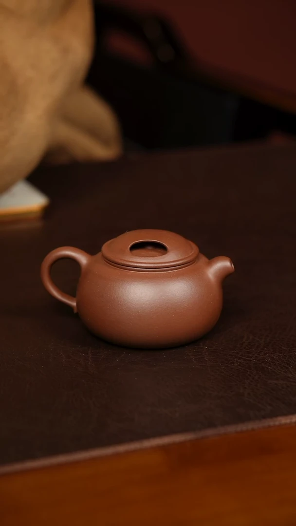 茶壶紫砂流*微瑕牛盖