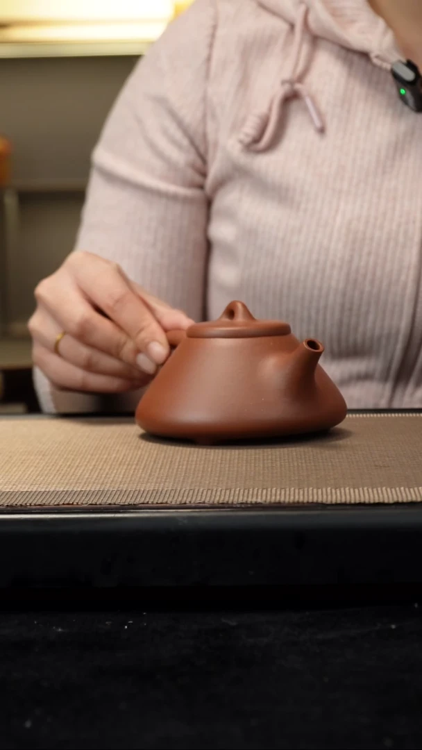 紫砂茶盏红降坡子冶260CC