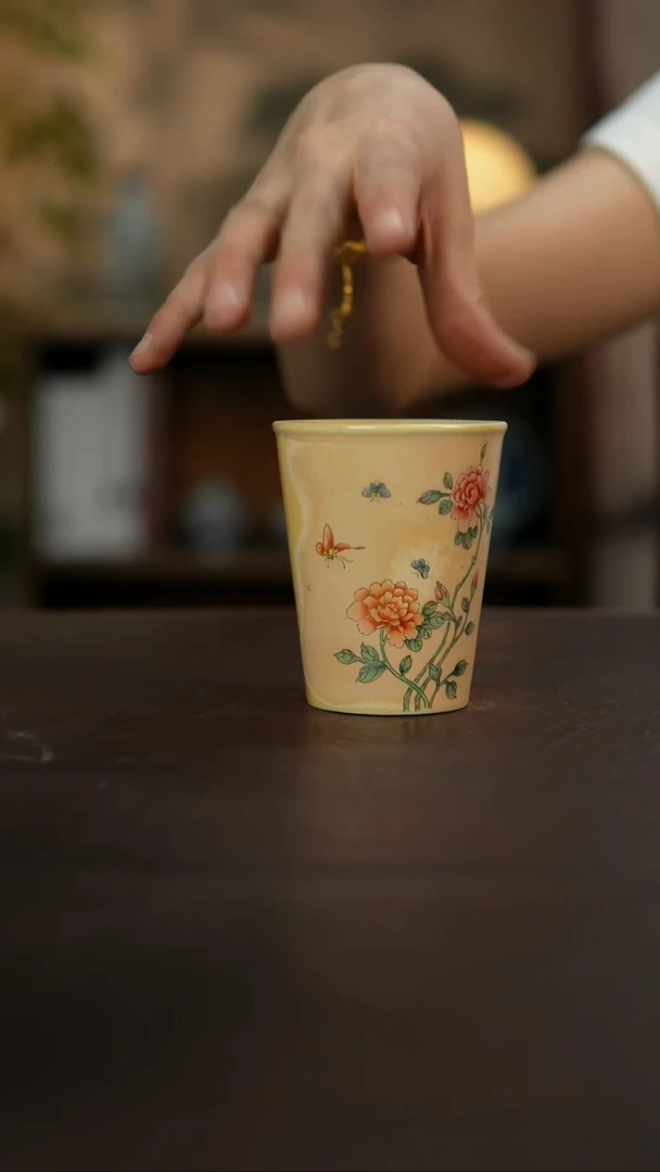 杯景德镇陶瓷杯碗柴烧多人