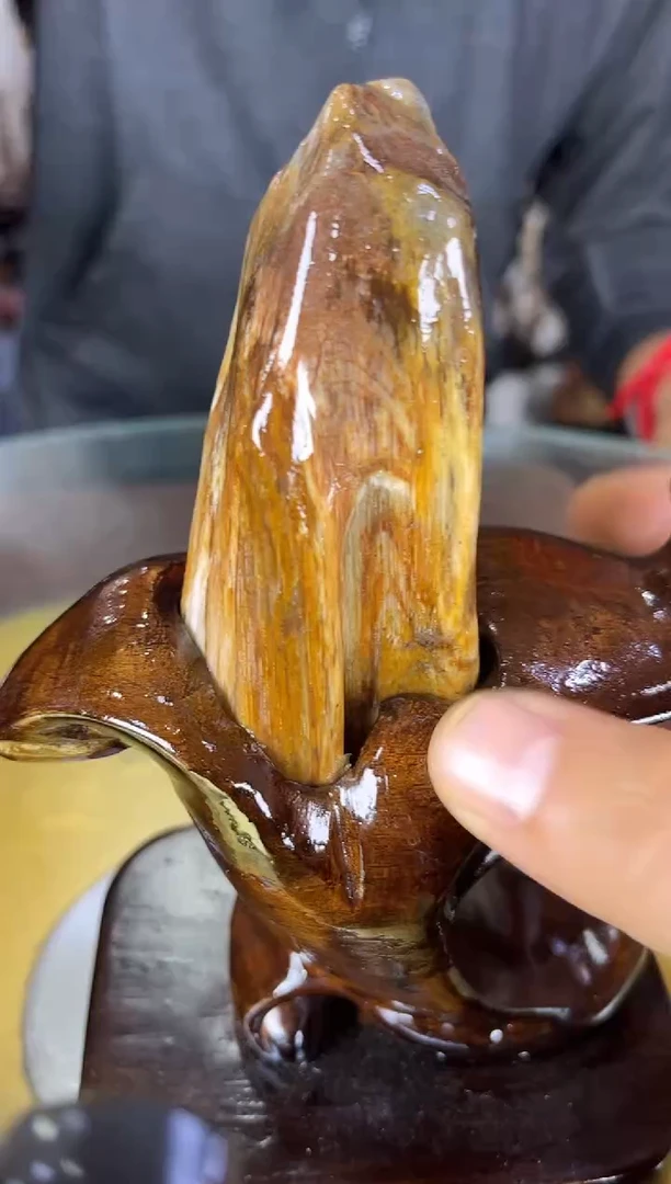 未镶嵌珠宝奇石硅化玉缅甸天然树化玉精品摆件