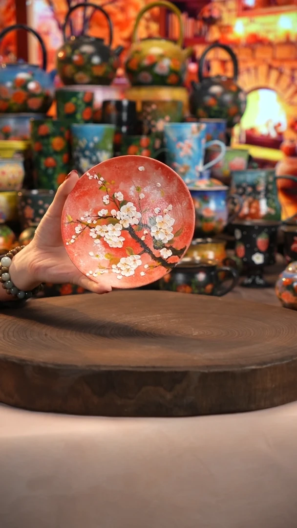 油画   釉下彩   盘