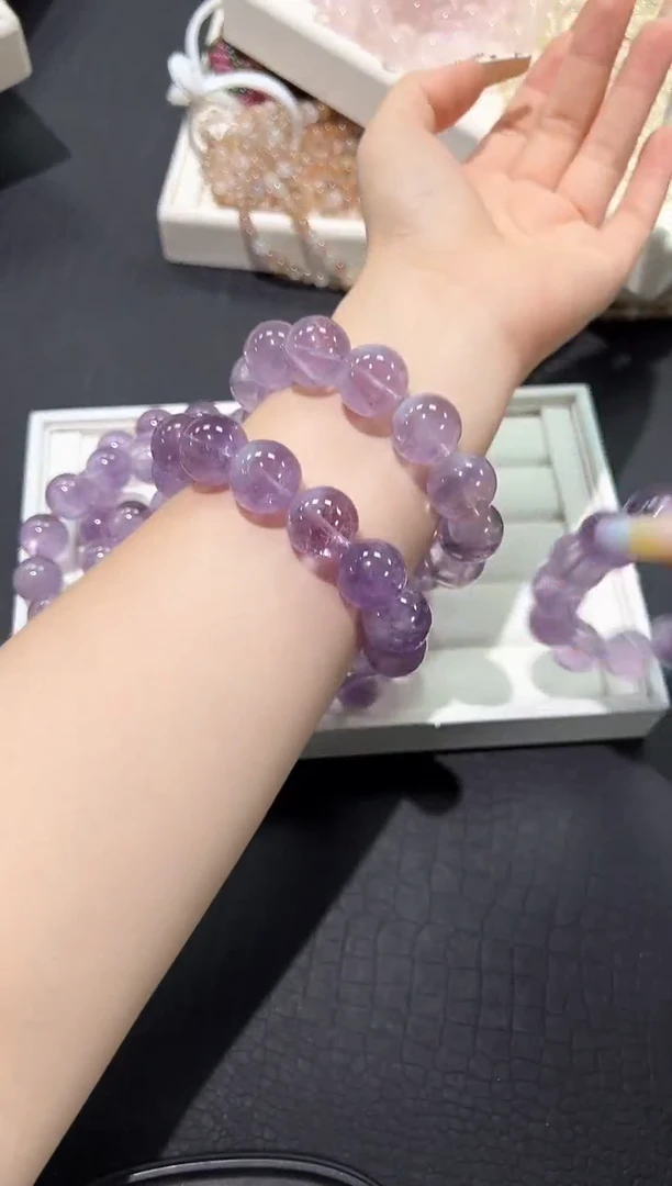 水晶手链未镶嵌71b多样性发其一【1条】默认微瑕17mm