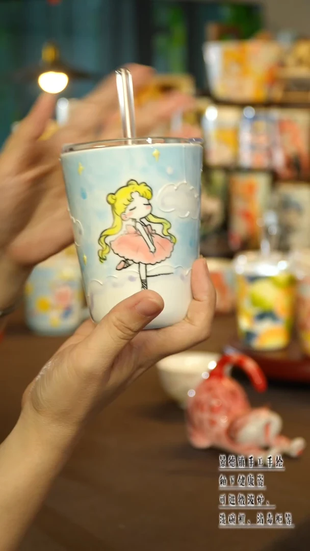 景德镇手绘文创陶瓷&A147