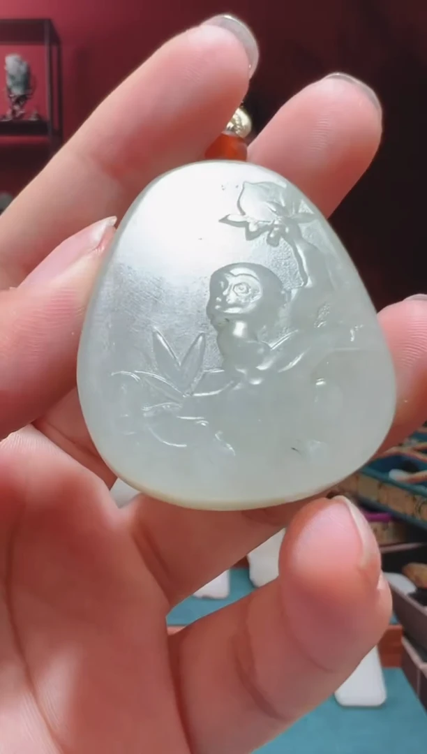 【闪购商品】和田玉吊坠(不含链)未镶嵌1