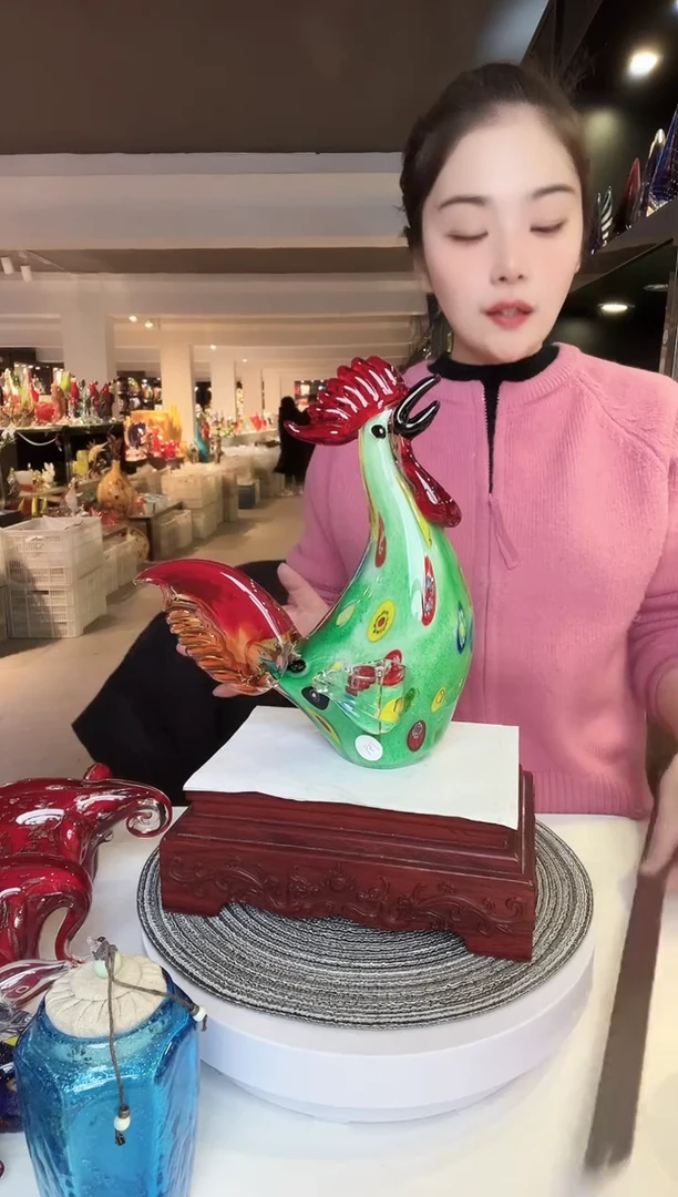 【闪购商品】茶盏琉璃摆件家居摆件