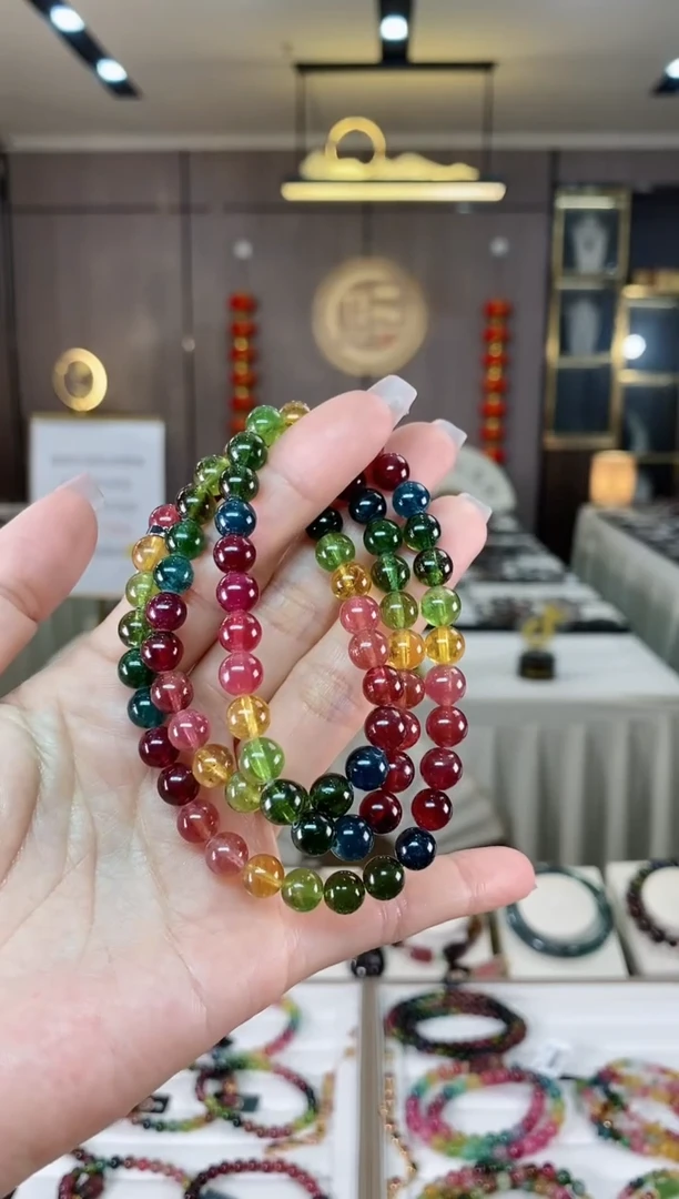 【闪购商品】碧玺三圈手串未镶嵌（多样性发一条）hon