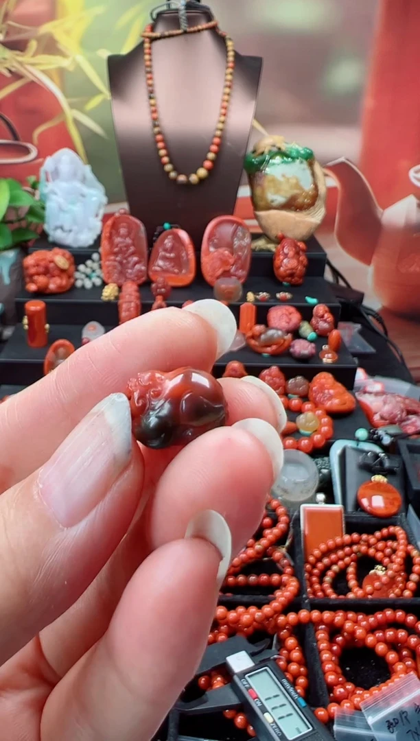 未镶嵌貔貅南红玛瑙小*年貔貅