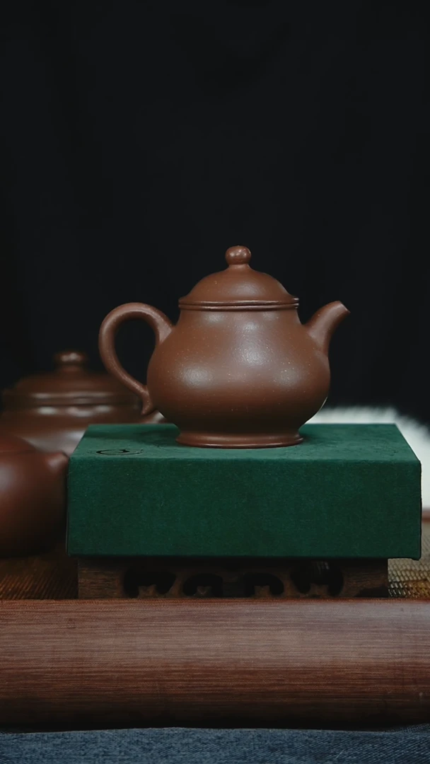 茶壶紫砂高潘紫泥170c'c