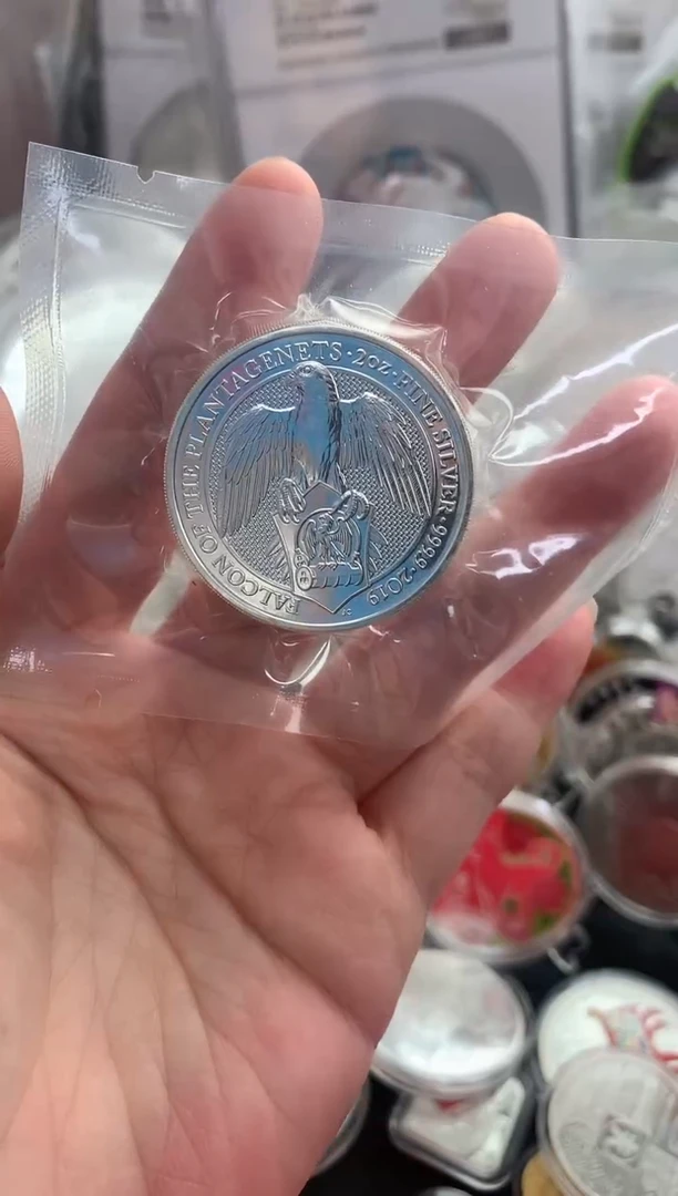 纯银世泉英2盎司银币老鹰