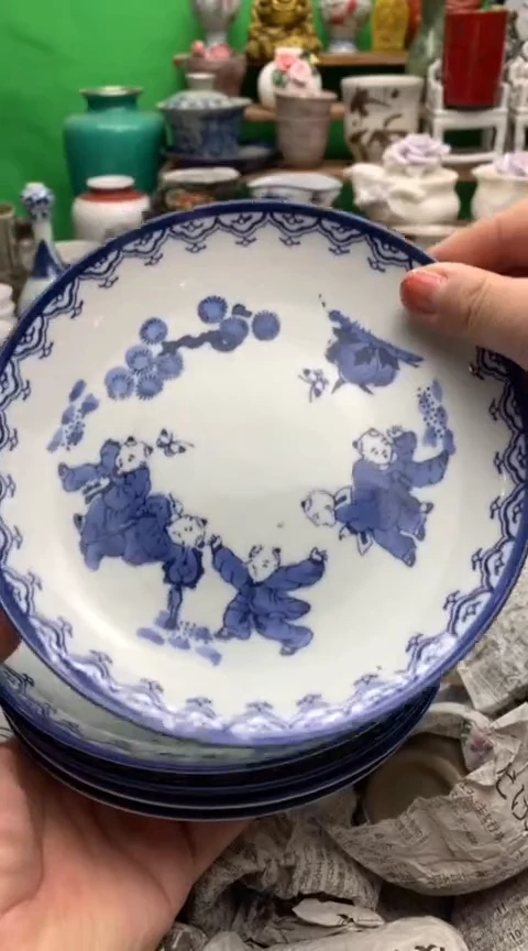 【闪购商品】盖碗海外回流瓷器