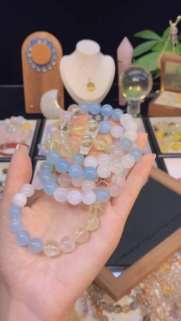 未镶嵌手串水晶仲*月落星河