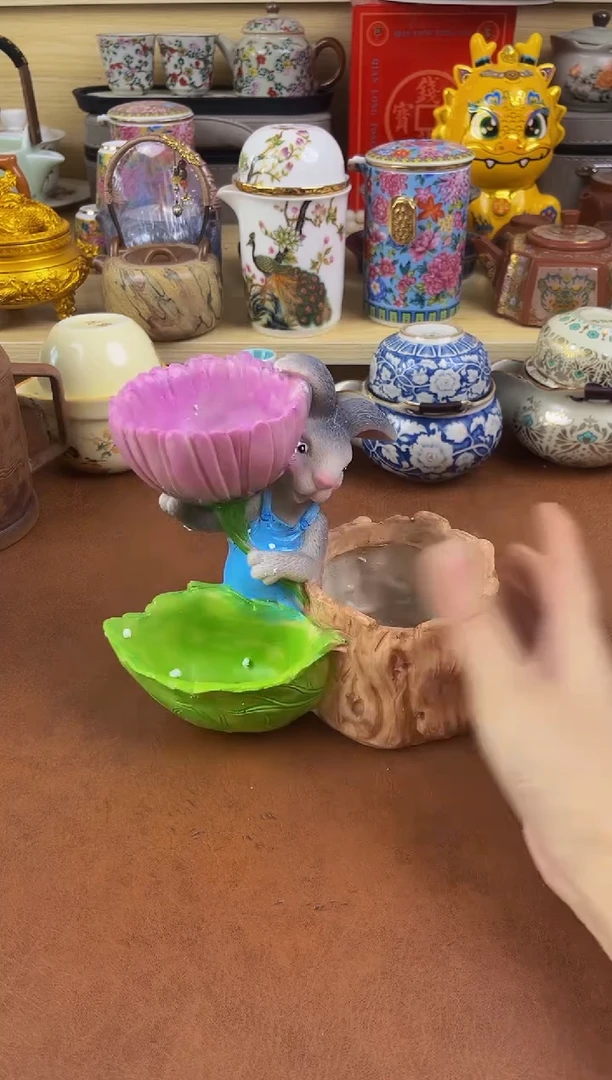陶瓷茶具摆件旅行套组
