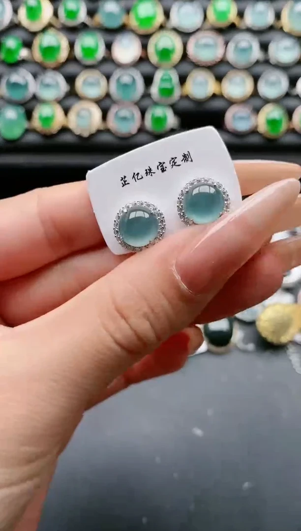 【闪购商品】翡翠戒指银S925镶嵌111111