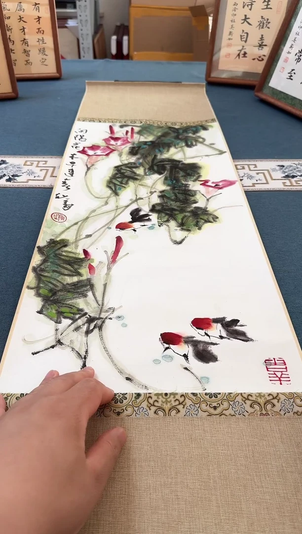 国画毛翔先老师国画作品