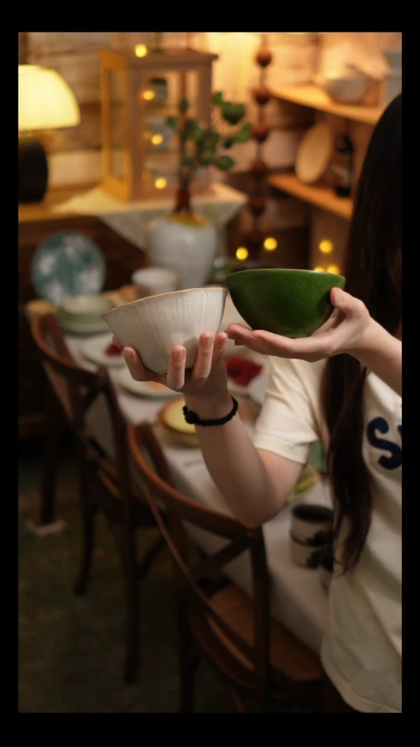 瓷片雾里工作室 碗2个