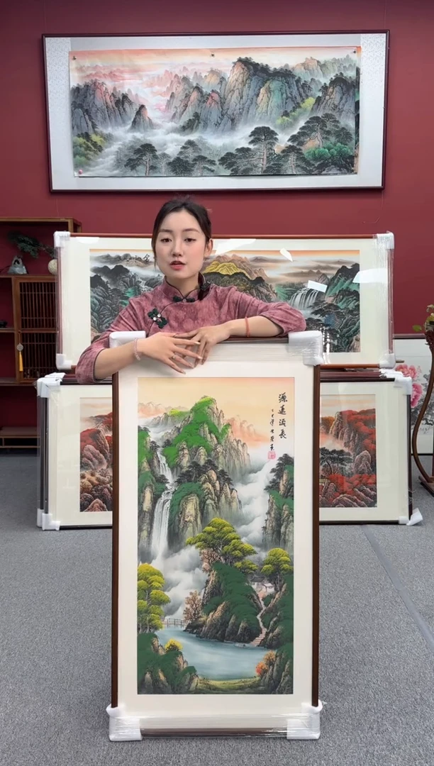 国画源远流长  125*65