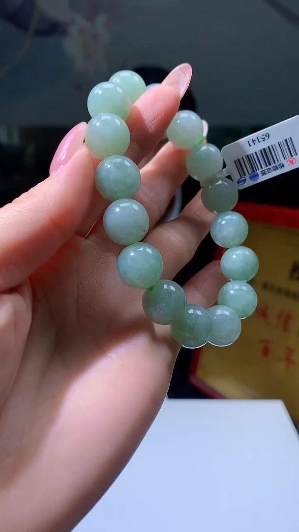 【闪购商品】定制翡翠未镶嵌5143jj-毛货手串90