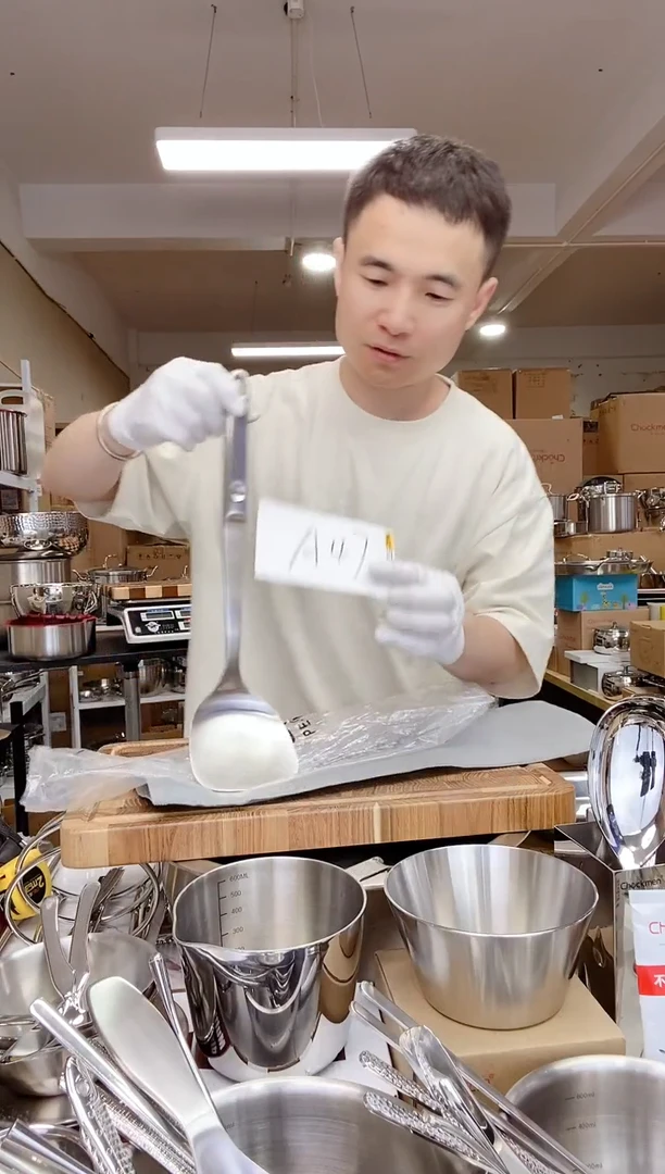 不锈钢A47 微瑕卓德铭匠心锅铲