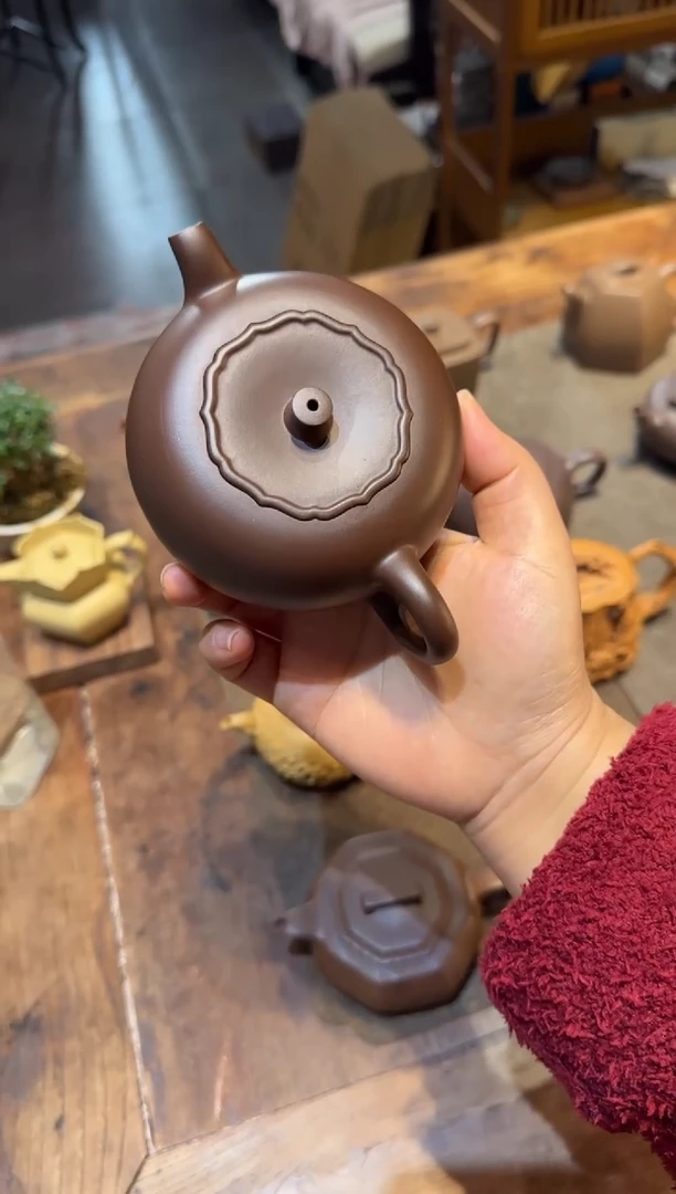 茶壶紫砂w*i事事如意