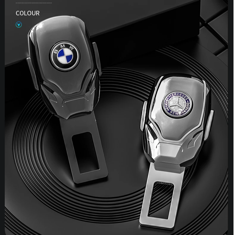 好迷你汽车安全带戴片头抠头延长器固定头卡片车内安全带锁舌插头