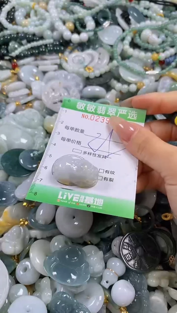 翡翠未镶嵌颈饰闪购0239804