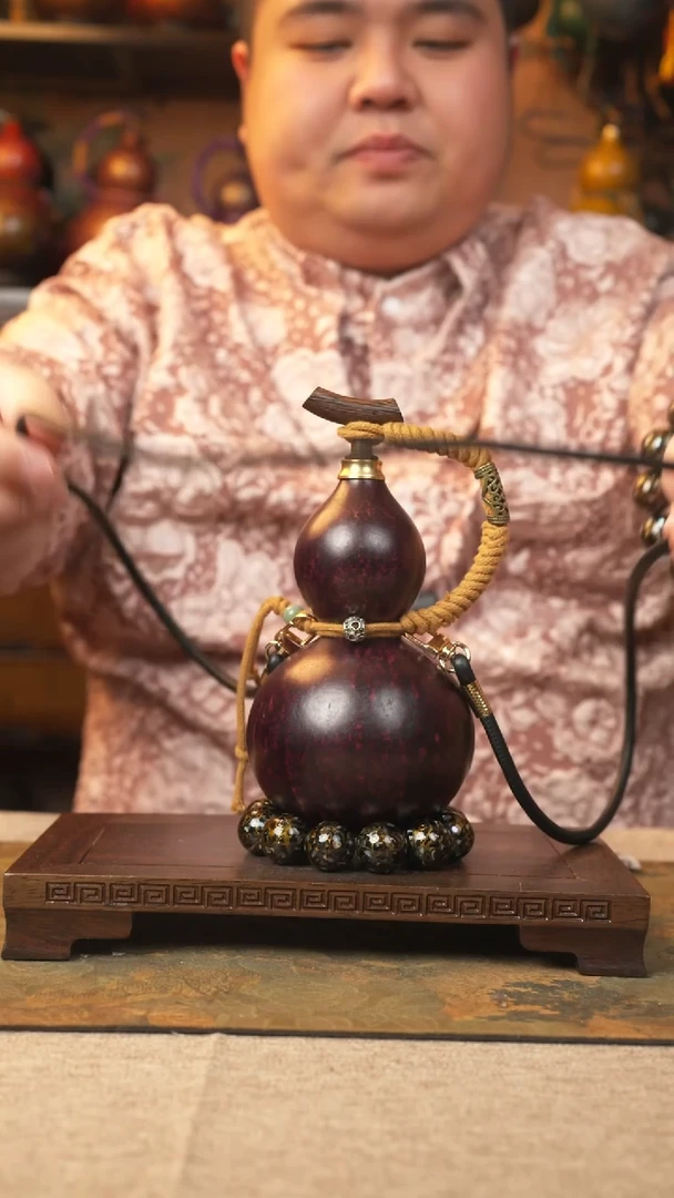 【闪购商品】095大漆葫芦一物一拍记葫堂出品