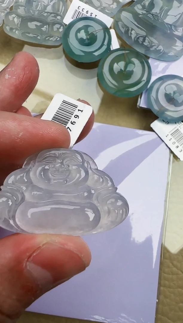 颈饰未镶嵌翡翠缅甸翡翠a货