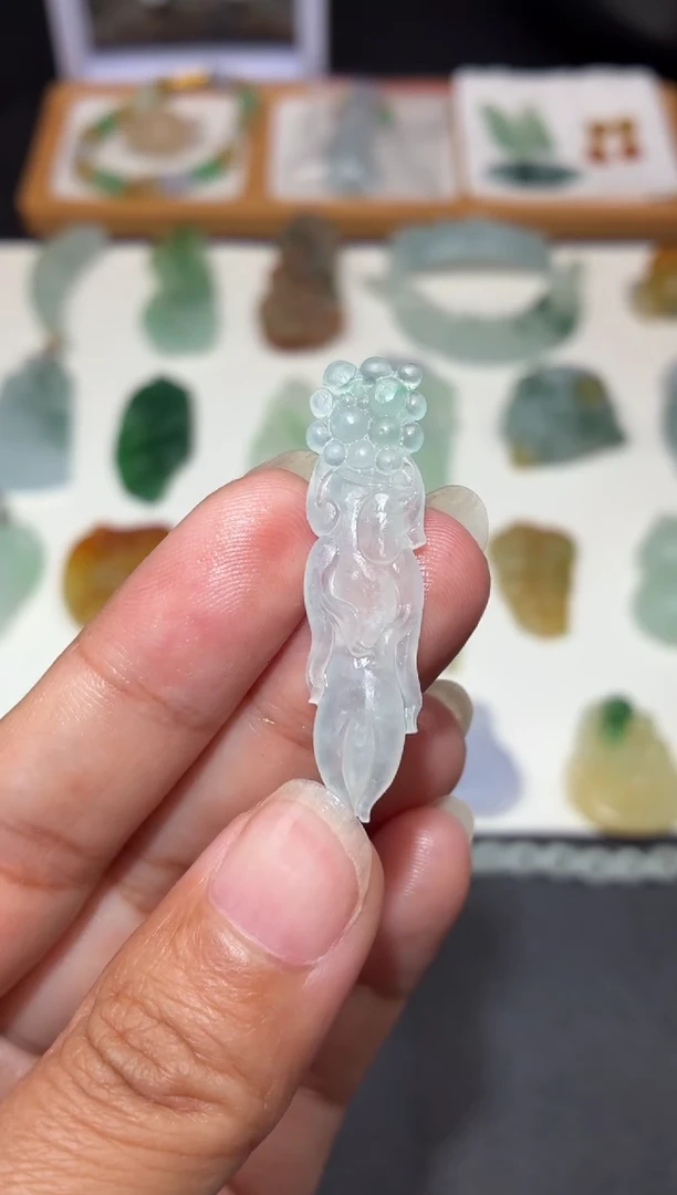 未镶嵌定制翡翠羽毛