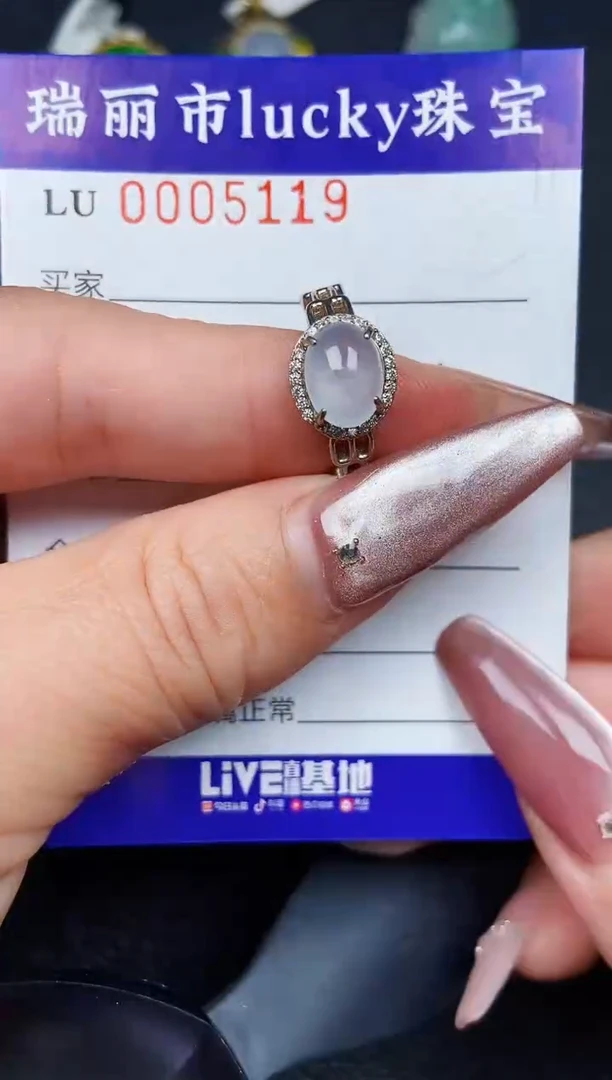 翡翠银S925镶嵌颈饰5119