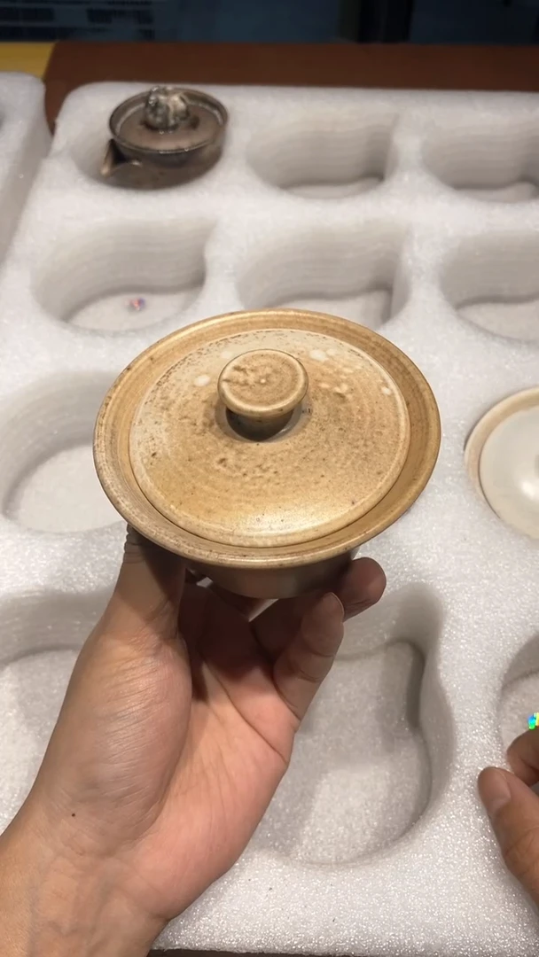 陶瓷奢瓷/瑞寅柴烧茶器（盖碗）1590