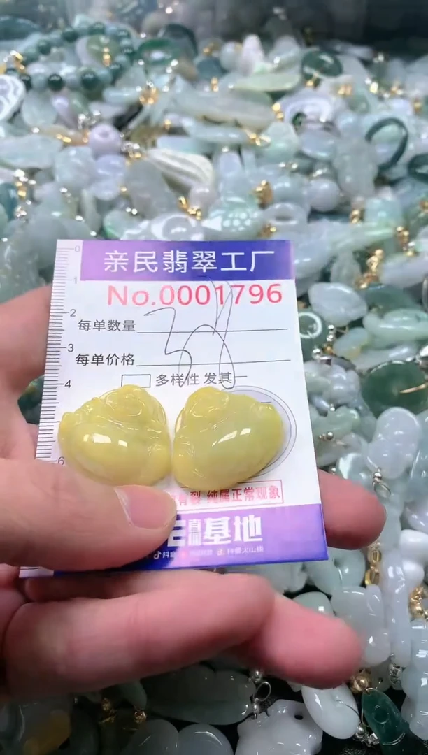 【闪购商品】翡翠吊坠(不含链)未镶嵌1796多样性发一单（一单2个