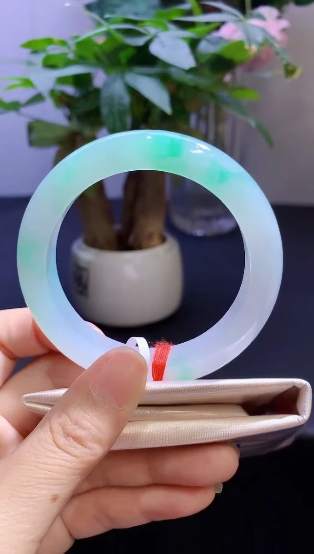 未镶嵌手镯翡翠翡翠手镯圈口55-t 109手镯定金2万卖价30万