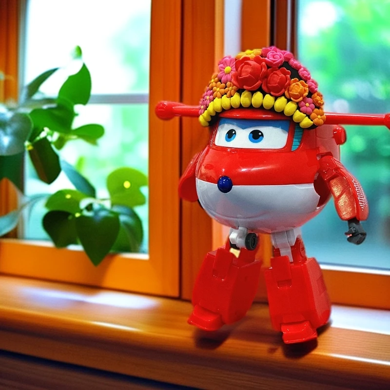 AULDEY/奥迪双钻超级飞侠旅游版泉州簪花机库乐迪儿童大变形玩具