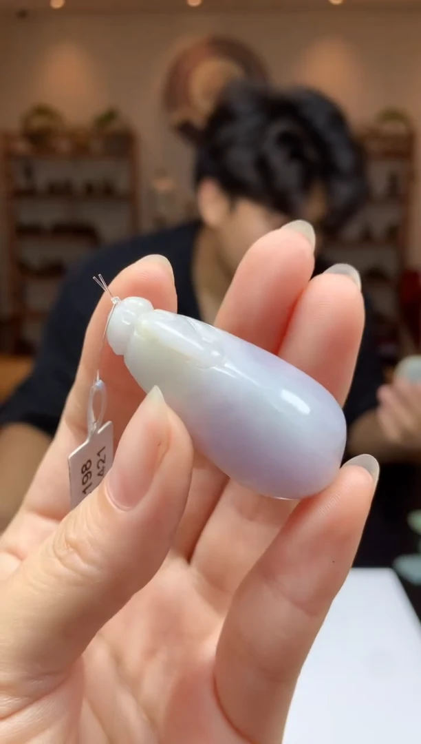 定制翡翠未镶嵌1087ry-毛货挂件36